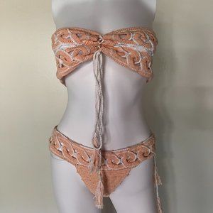 ANDI BAGUS chain gang crochet bikini